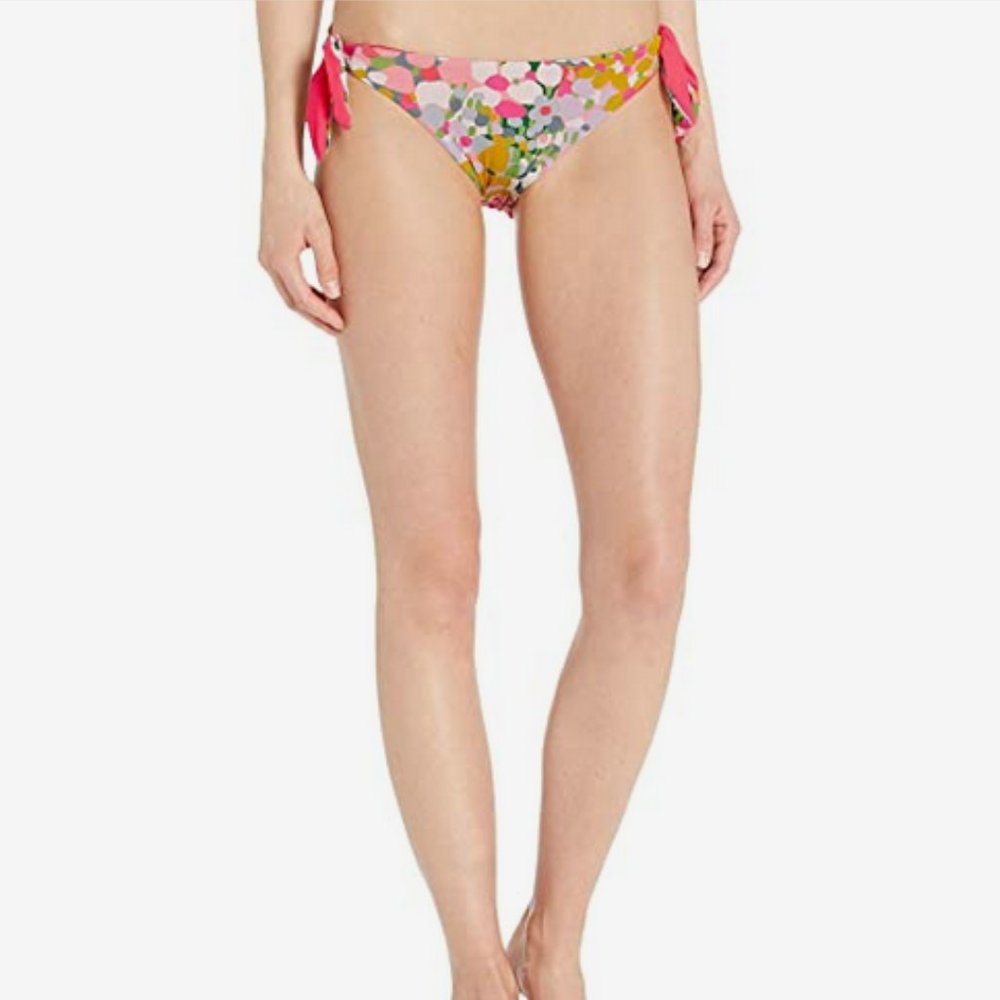 Kate Spade Reversible Side Tie Bikini Bottoms S
